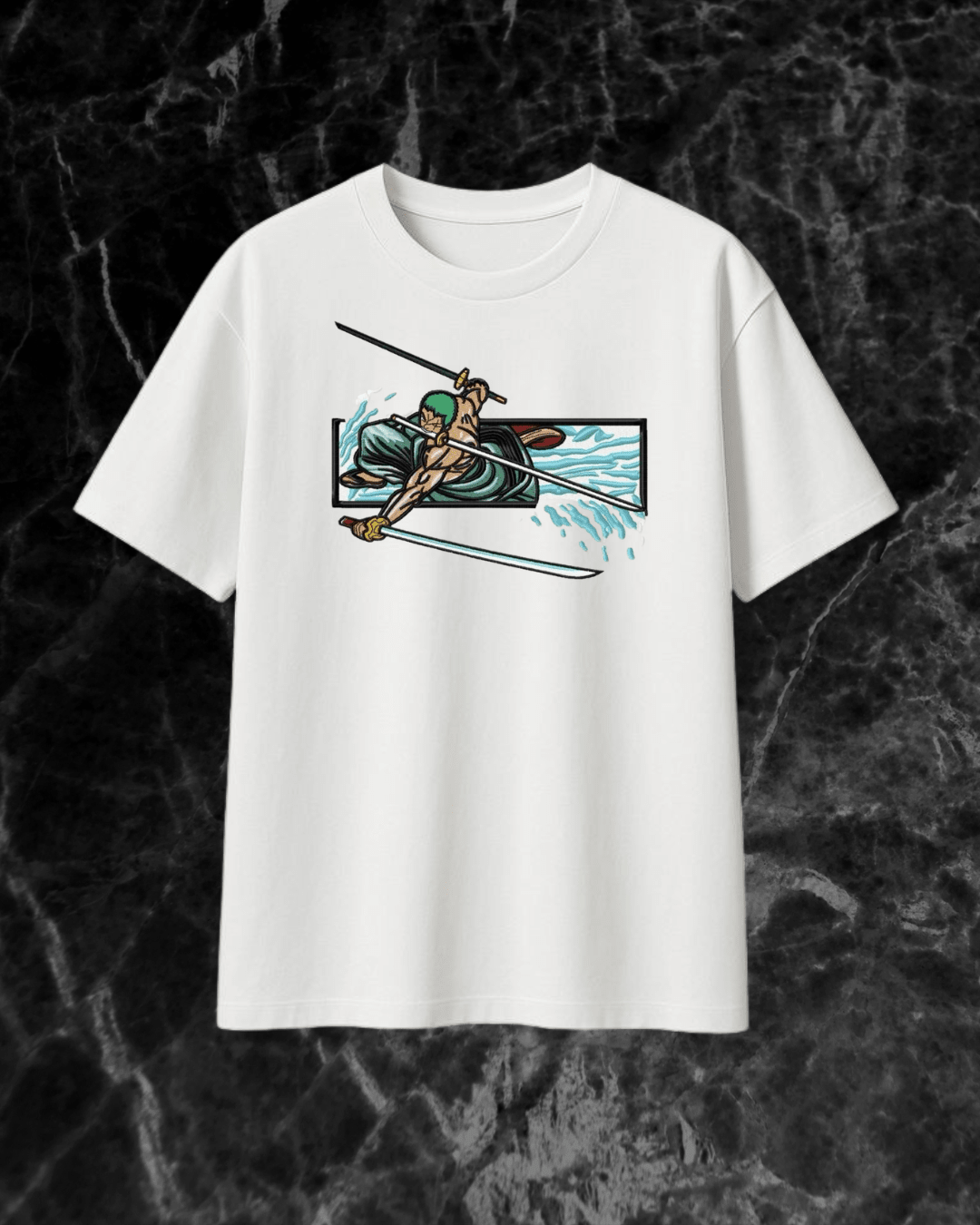 Roronoa Zoro Santoryu Graphic Oversized T-Shirt